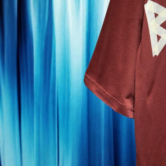 Men's Burgundy Balenciaga Short Sleeve - Picture 5 of 5